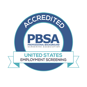 PBSA Accredited professional background screening association